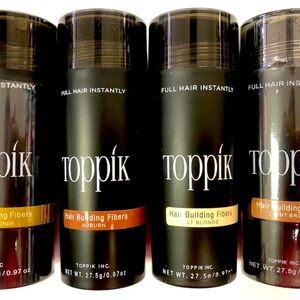 Toppik hair building fibers 27.5 gr lot of 4 bottles weekend sale